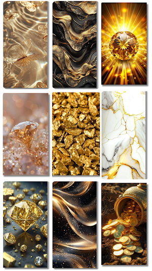Gold Live Wallpaper Screenshot 1