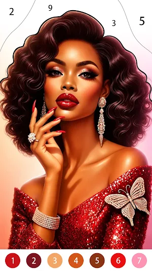 Black Beauty: Color by Number Screenshot 1