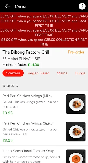 The Biltong Factory Grill Screenshot 1