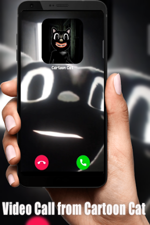 Video Call from Cartoon Cat Cheshire Cartoon Dog Screenshot 0