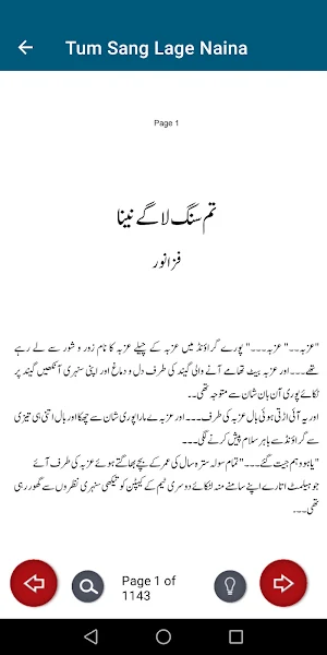 Tum Sang Lage Naina Urdu Novel Screenshot 3