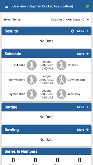 Cayman Cricket Association Screenshot 2