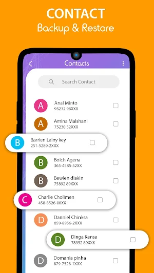 Contact Backup & Restore Screenshot 1