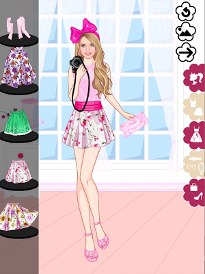 Floral Summer dress up game Screenshot 3