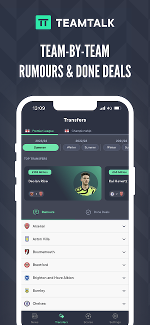 TEAMtalk - football transfer Screenshot 1