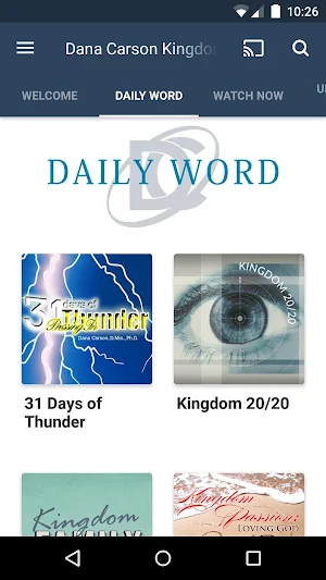 Dana Carson Kingdom Ministries Screenshot 1
