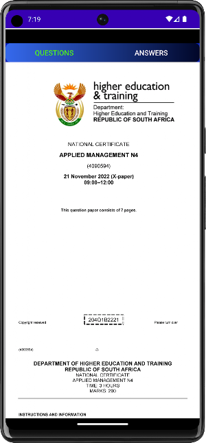Applied Management N4 - N6 Screenshot 2