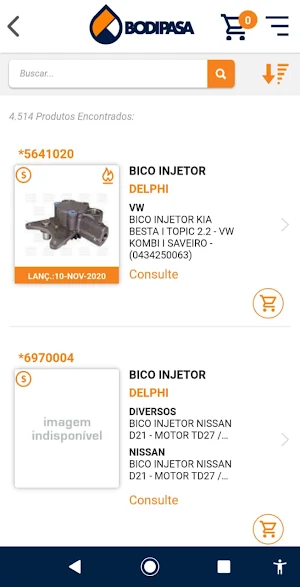 Catálogo de peças Bodipasa Screenshot 1