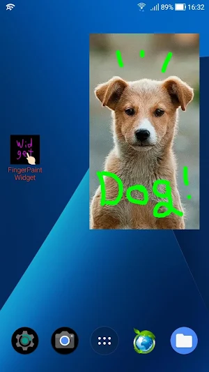 Finger Paint Widget Screenshot 3