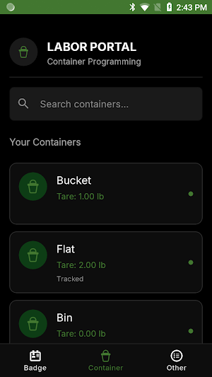 RFID Badge Registration Screenshot 2