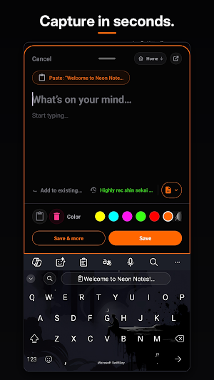 Neon Notes - Colorize Thoughts Screenshot 2