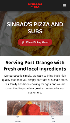 Sinbad's Pizza and Subs Screenshot 0