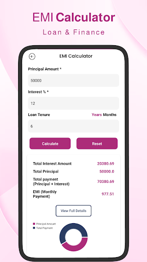Easy EMI - EMI Loan Calculator Screenshot 1