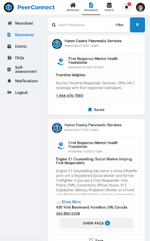 Huron County PS PeerConnect Screenshot 2