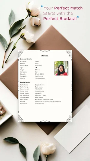 Muslim Marriage Biodata Maker Screenshot 1