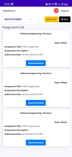 Rajiv Gandhi College Screenshot 2