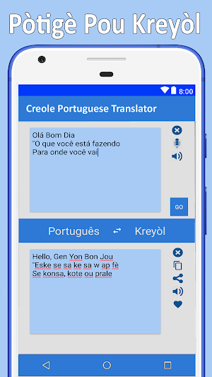 Traduction Creole et Portugais Screenshot 3