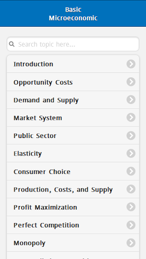 Basic Microeconomics Screenshot 0