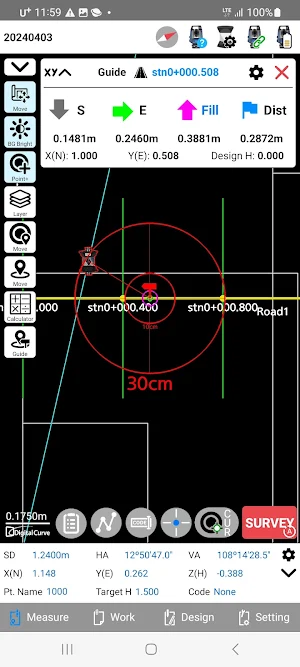Polaris LN Global Surveying Screenshot 3
