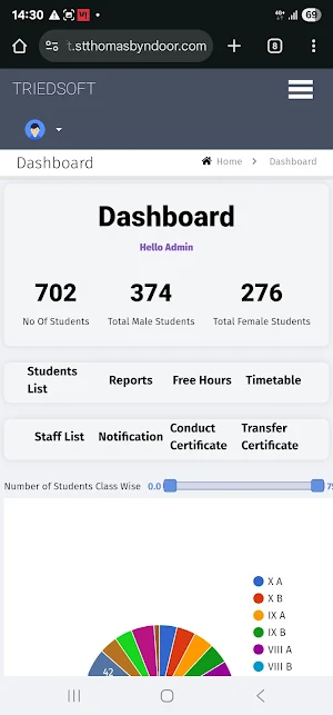 St.Thomas School Byndoor Screenshot 1