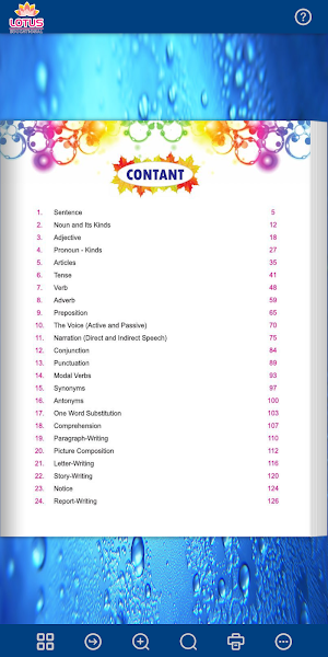 Lotus English Grammar - 7 Screenshot 1