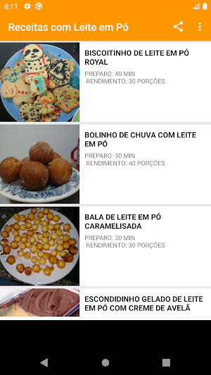 Receitas com Leite em Pó Fáceis Screenshot 3
