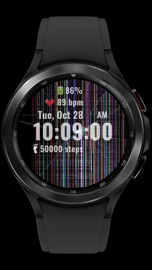 Broken Screen Watch Face Screenshot 1