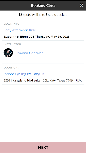 Indoor Cycling by Gaby Fit Screenshot 2