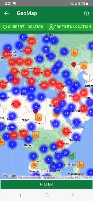 GeoWorld Professional Network Screenshot 2
