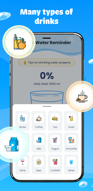 Drink Reminder - Water Tracker Screenshot 2