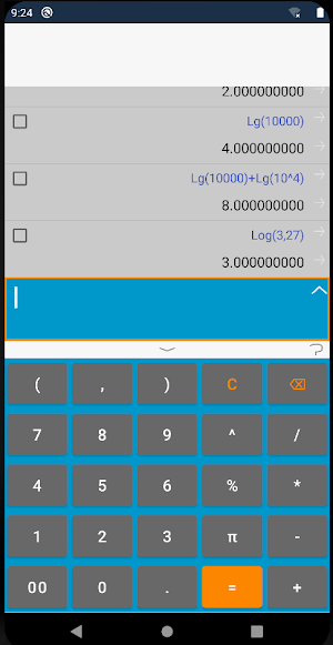 Logarithm Calculator Screenshot 1