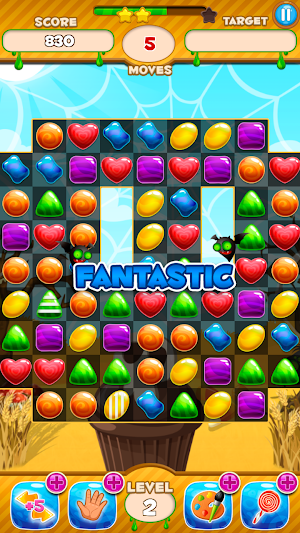 Halloween Candy Jewel: Match 3 Screenshot 2