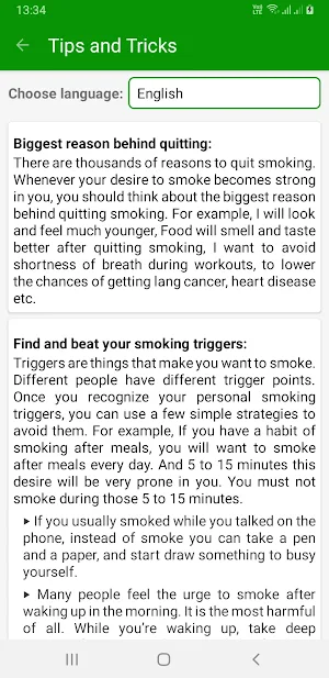 Quit Smoking Smartly Screenshot 1