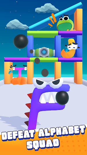 Angry Alphabet: ABC Shooting Screenshot 2