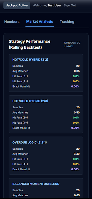 LottoPredict Pro Screenshot 1