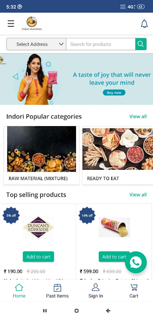 Indori Munchies Screenshot 1