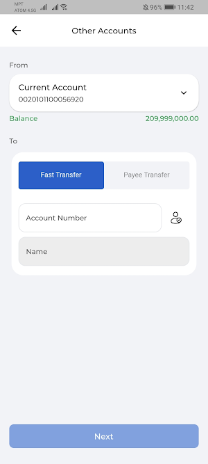 NDB mBanking Screenshot 2