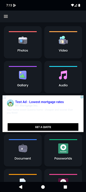 Galeri Kalkulator Rahasia Screenshot 1