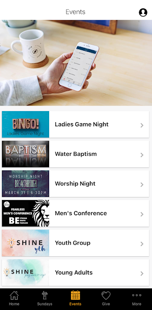 Shine NV Foursquare Screenshot 2