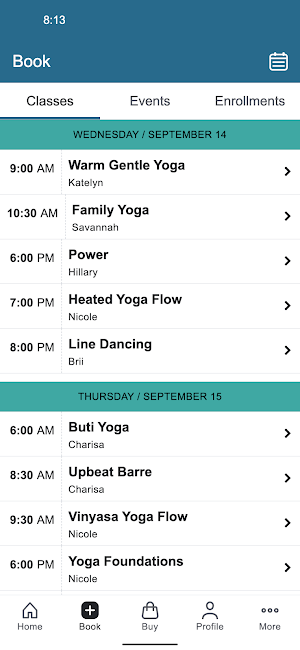 Yoga Wellness Connection Screenshot 1