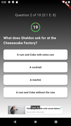 Big Bang Theory Trivia Quiz Screenshot 2