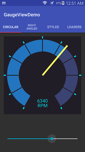 GaugeView Demo Screenshot 0