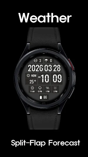 Weather Watch Face 02 Screenshot 3