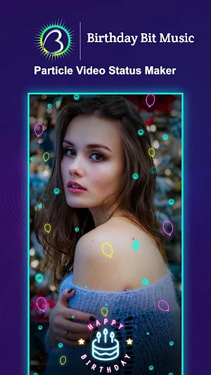 Birthday Song Bit : Birthday Video Maker With Name Screenshot 1