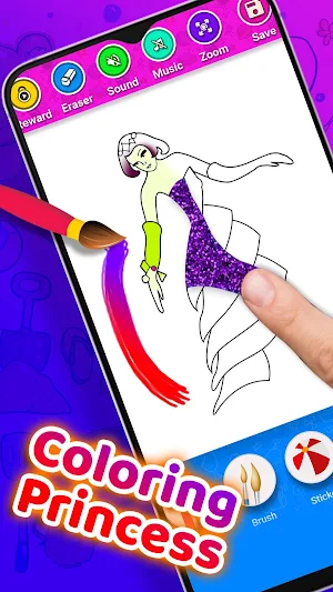 Princess Coloring Book - Princess Drawing Screenshot 0