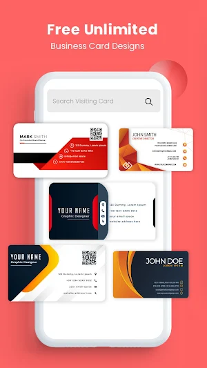 Universal Business card maker Screenshot 0