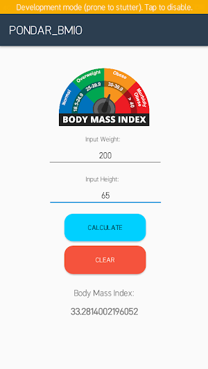 BMI_Pondar Screenshot 2