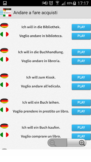 Frasi utili in tedesco Screenshot 2