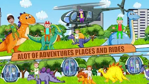 My Family Town : Dinosaur Park Screenshot 2