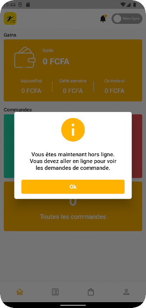 Leader Delivery Livreur Screenshot 2
